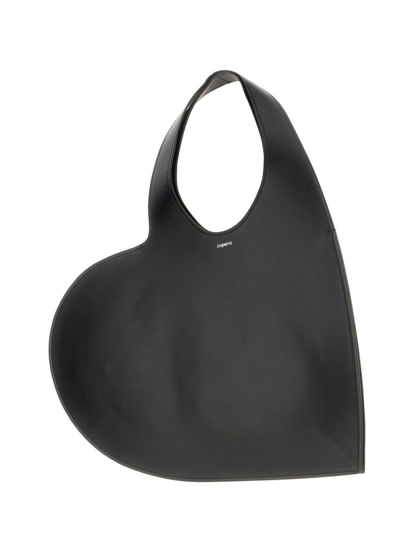 Coperni Heart-Shaped Black Handbag With Aesthetic