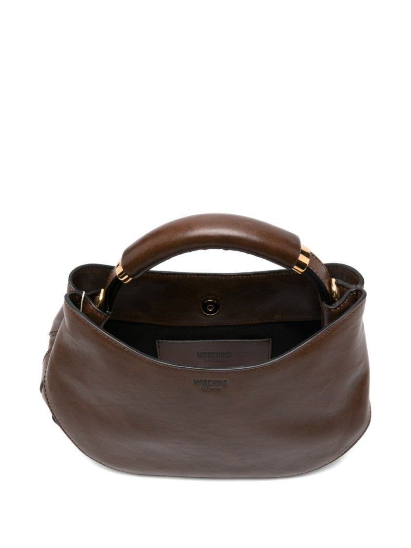 Moschino Crescent-Shaped Silk And Nylon Bag