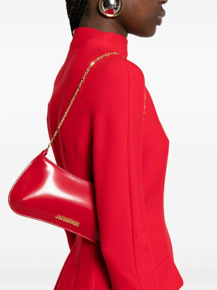 Jacquemus Red Handbag With Gold-Tone Accents