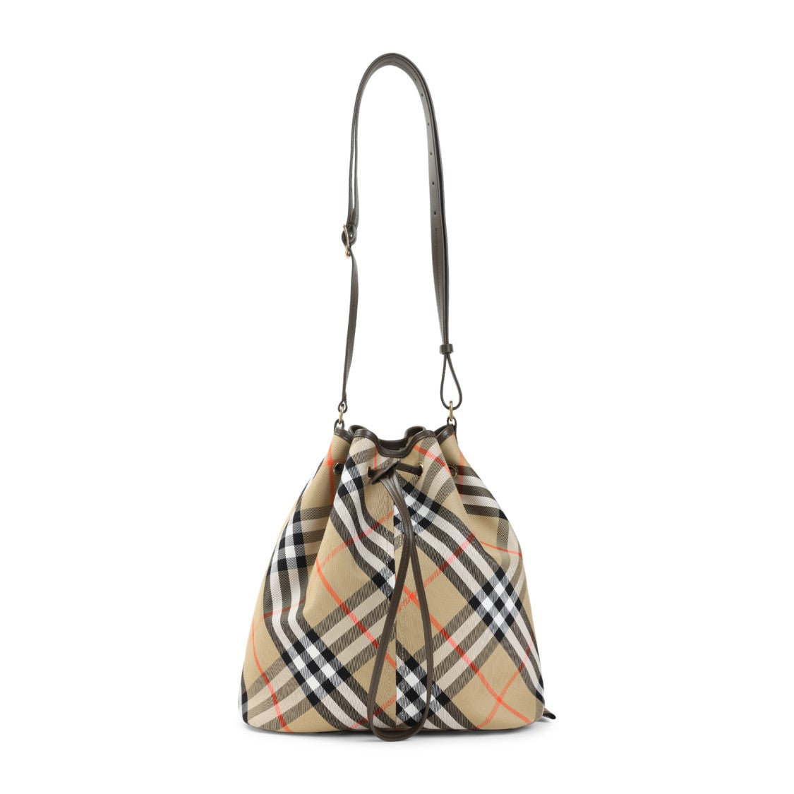 Burberry Spacious Drawstring Shoulder Bag
