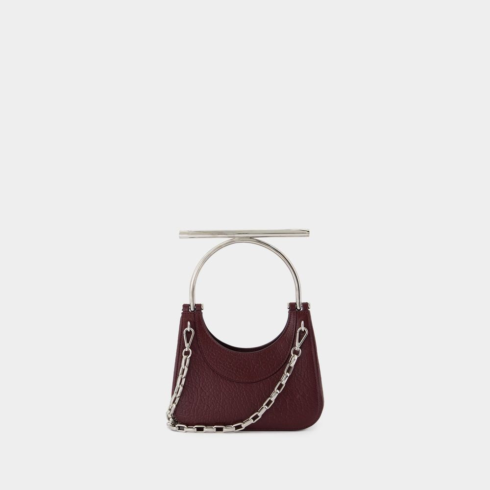 Alexander Mcqueen Mini Cross Bar Purse - Leather - Red