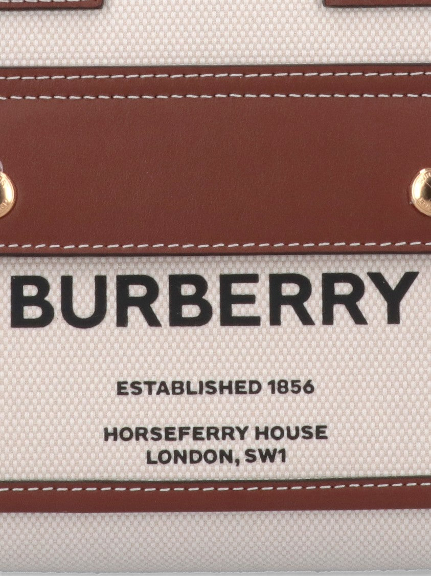 Burberry Mini Tote Bag "Freya" – Beige