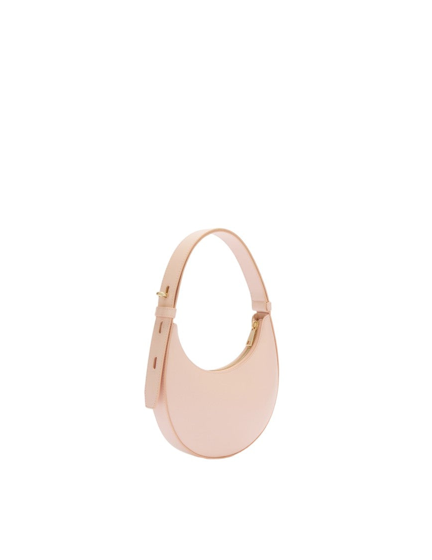 Furla Pink Delizia Mini Leather Hobo Bag