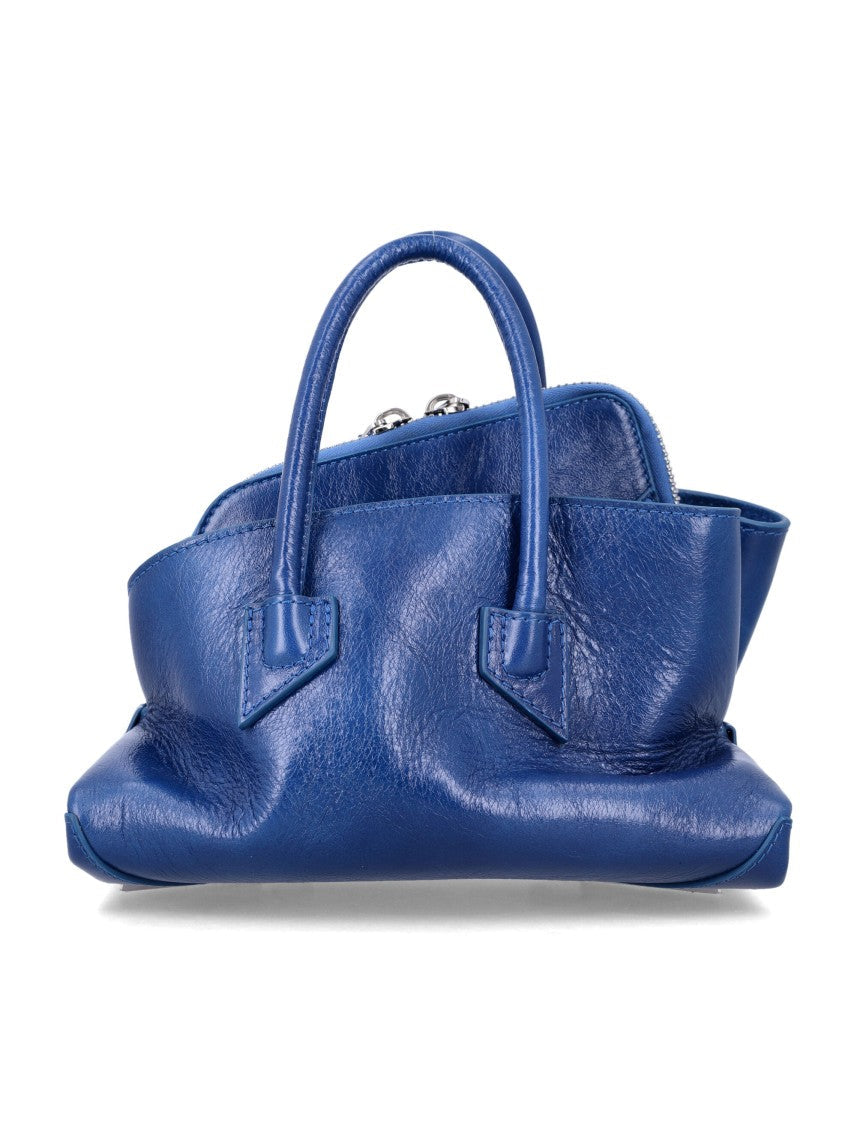 The Attico "La Passeggiata Mini" Leather Top Handle