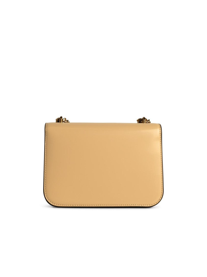 Tory Burch Eleanor' Beige Leather Crossbody Bag