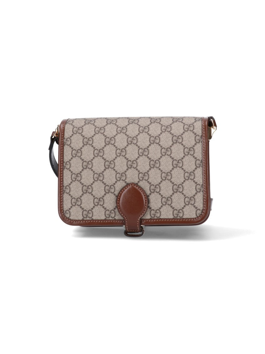 Gucci Mini Gg Supreme Fabric Shoulder Bag