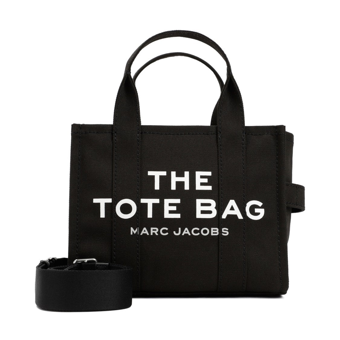 Marc Jacobs Black Cotton The Small Tote Bag