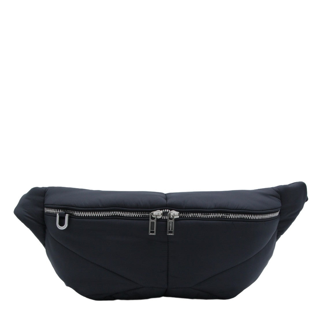 Moncler X Rick Owens Quilted Black Waist Bag