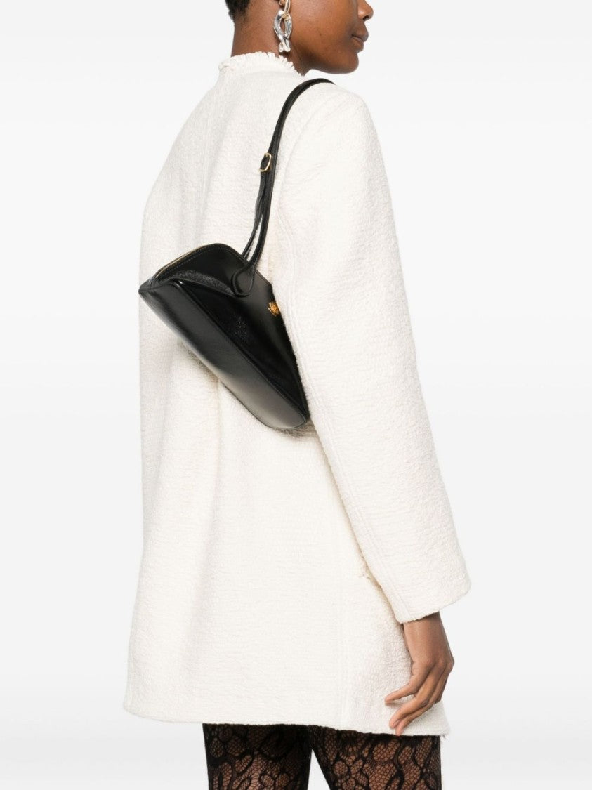 Bally Structured Black Leather Bag