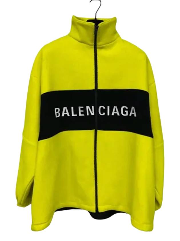 Luxury Balenciaga Trending 2025 Logo Stripe Zip-Up Jacket Yellow