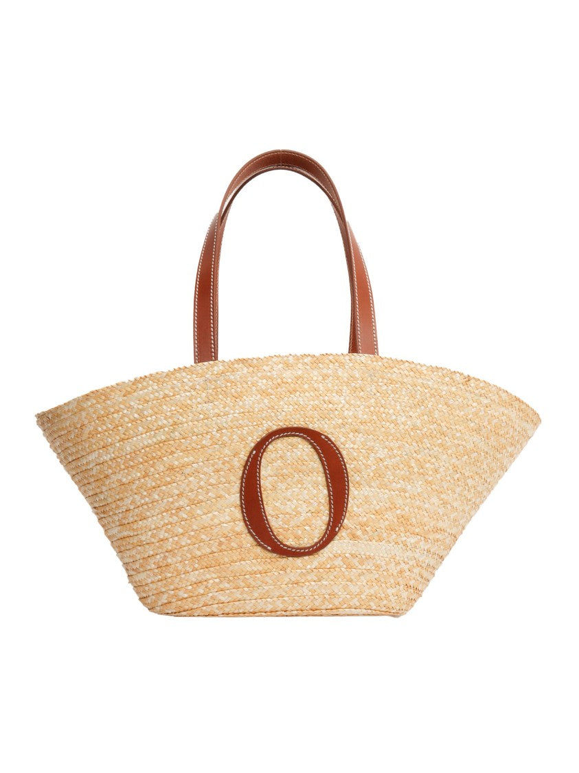 Claudio Orciani Natural Woven Tote Bag