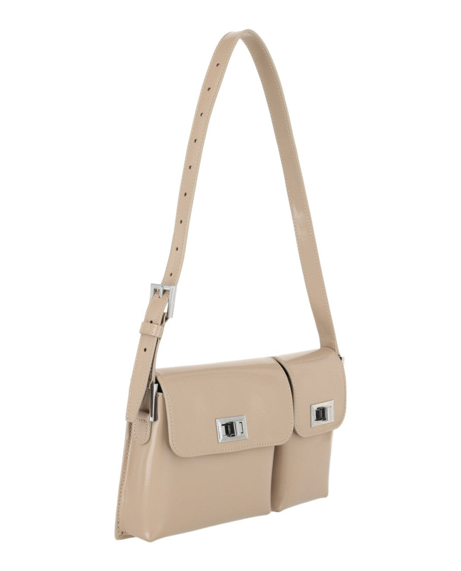 By Far Billy Patent Leather Shoulder Bag