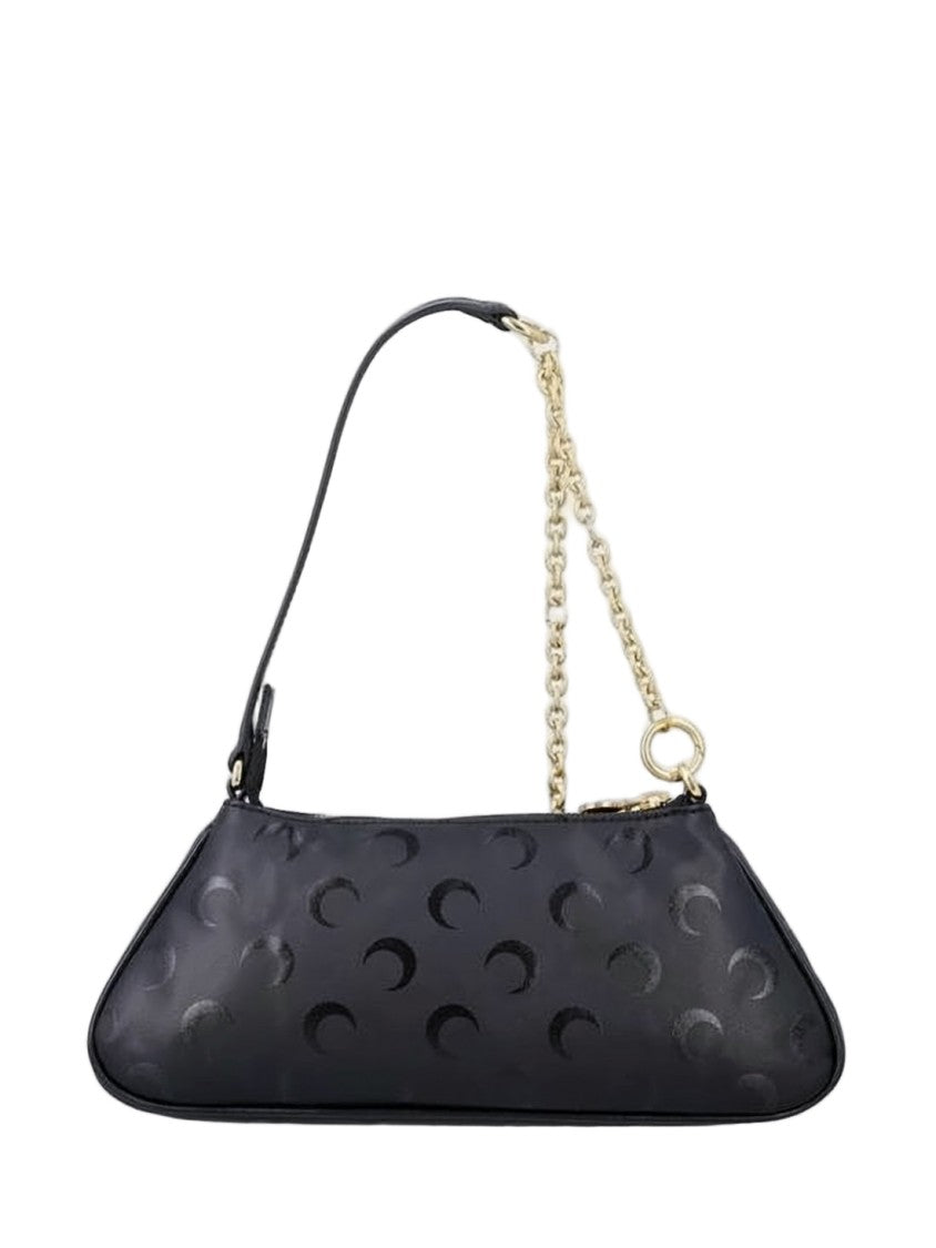 Marine Serre Elongated Black Tote Bag