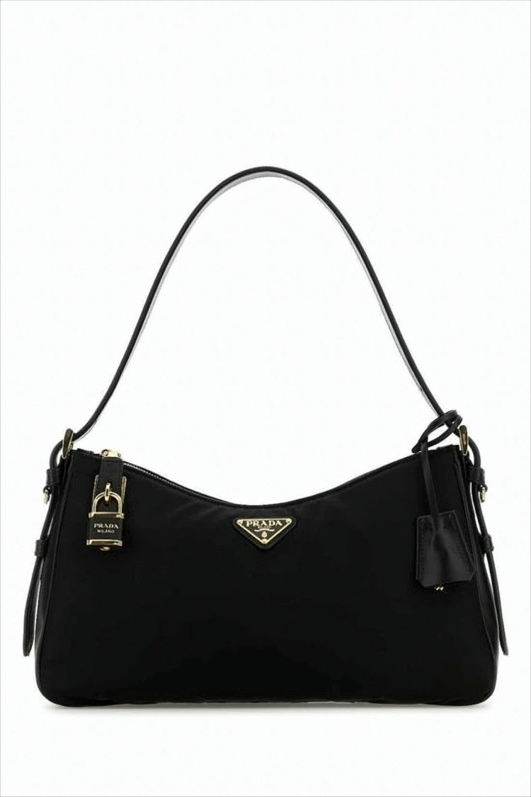 Prada Streamlined Black Shoulder Bag
