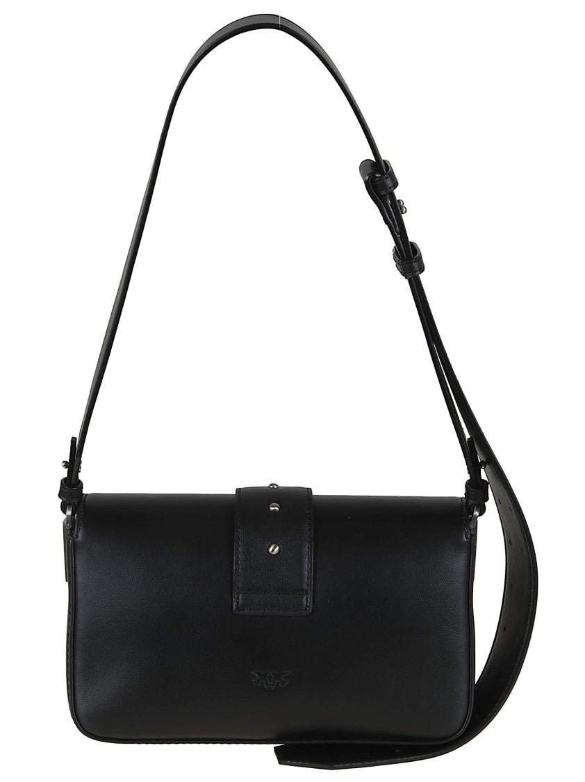 Pinko Slouchy Leather Wallet With Pyramid Studs