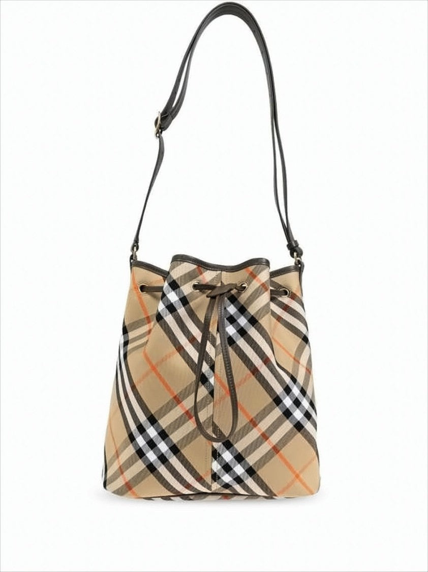 Burberry Vintage Check Bucket Shoulder Bag