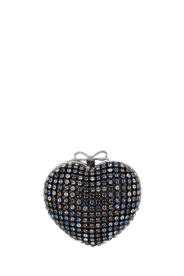 Self-Portrait Multicrystal Heart-Shaped Clutch