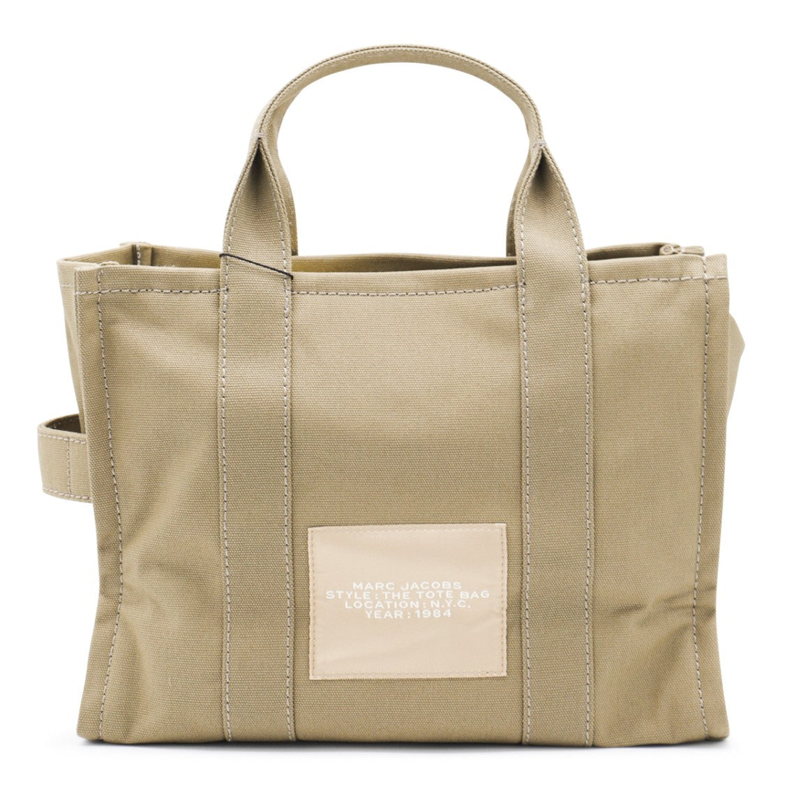 Marc Jacobs Light Green Cotton The Medium Tote Bag