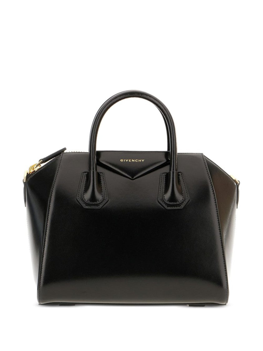 Givenchy Trapezoidal Handbag With Glossy Silk