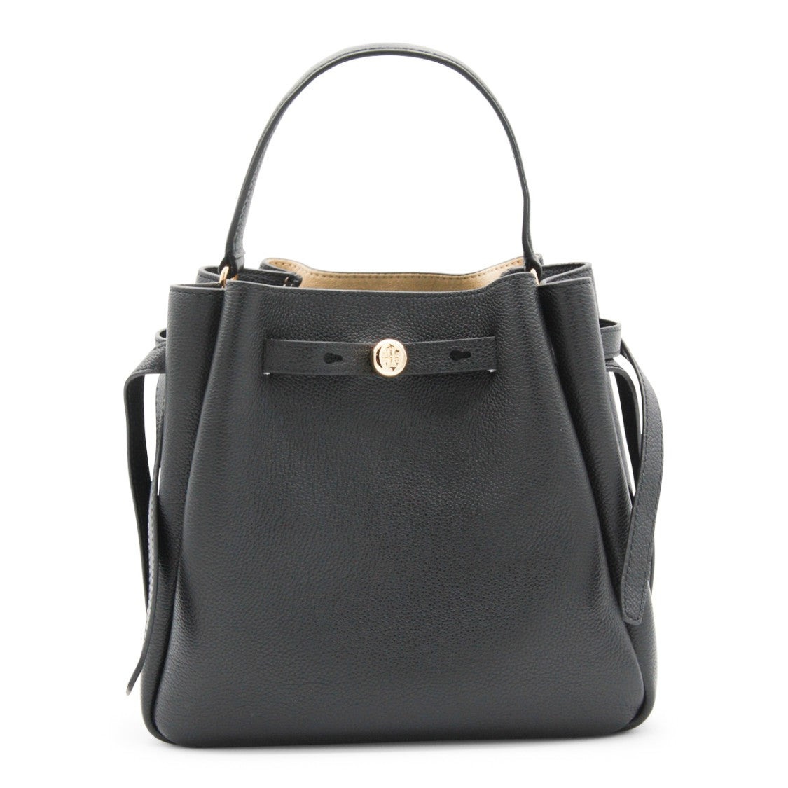 Tory Burch Black Leather Romy Satchel