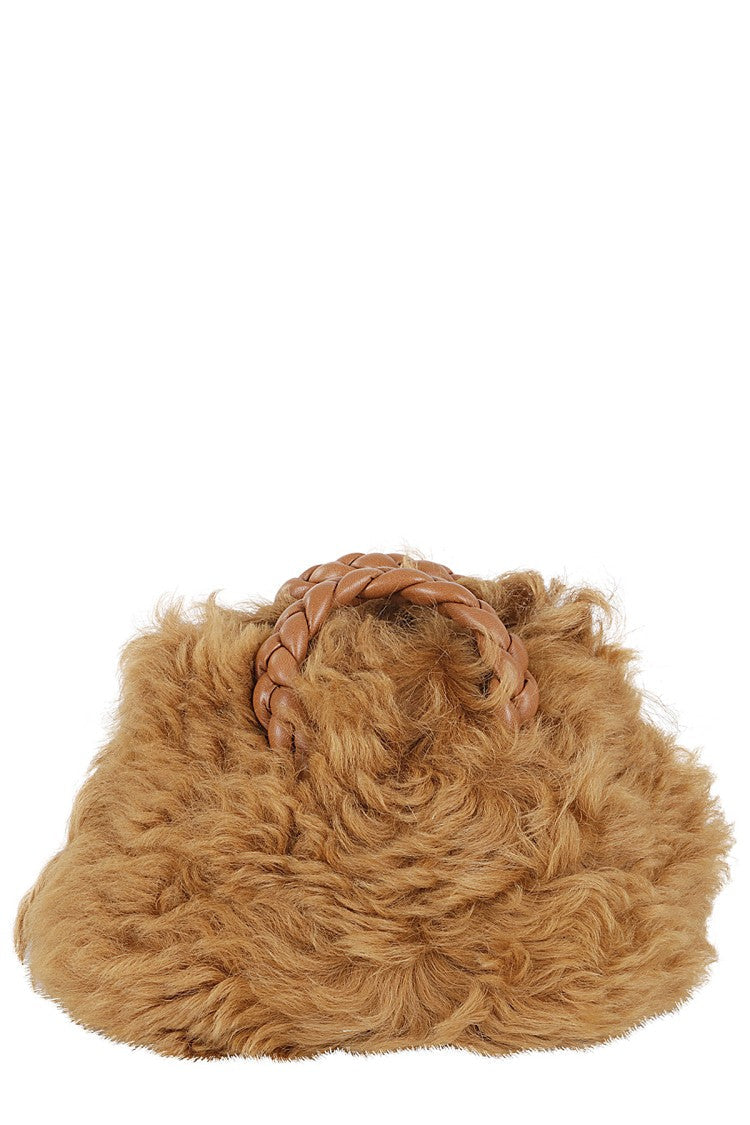 Hereu Bombon Long Hair Shearling Bag