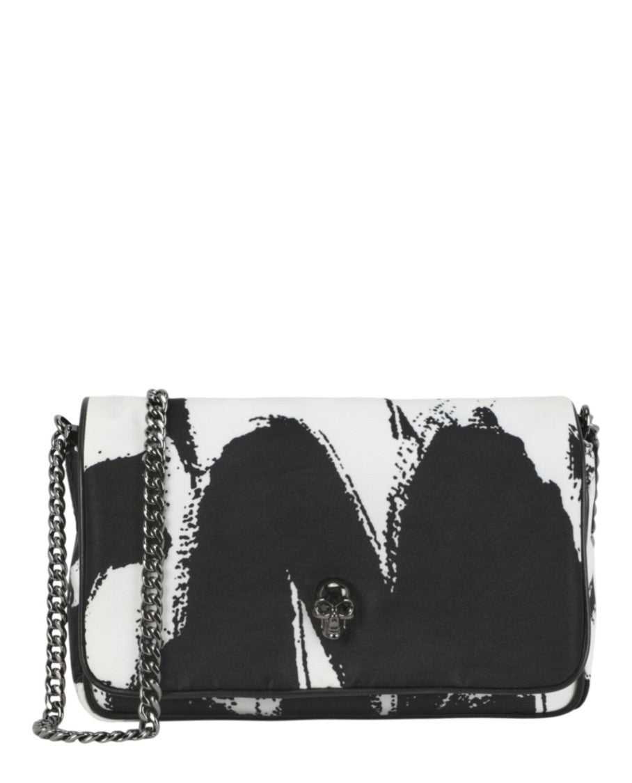 Alexander Mcqueen Small Graffiti Skull Shoulder Bag