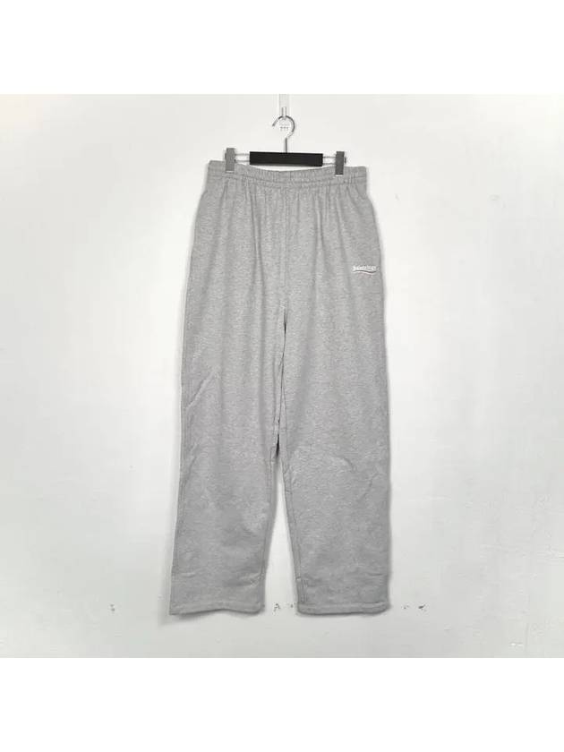 Luxury Balenciaga Trending 2025 Logo Training Jogger Pants Gray