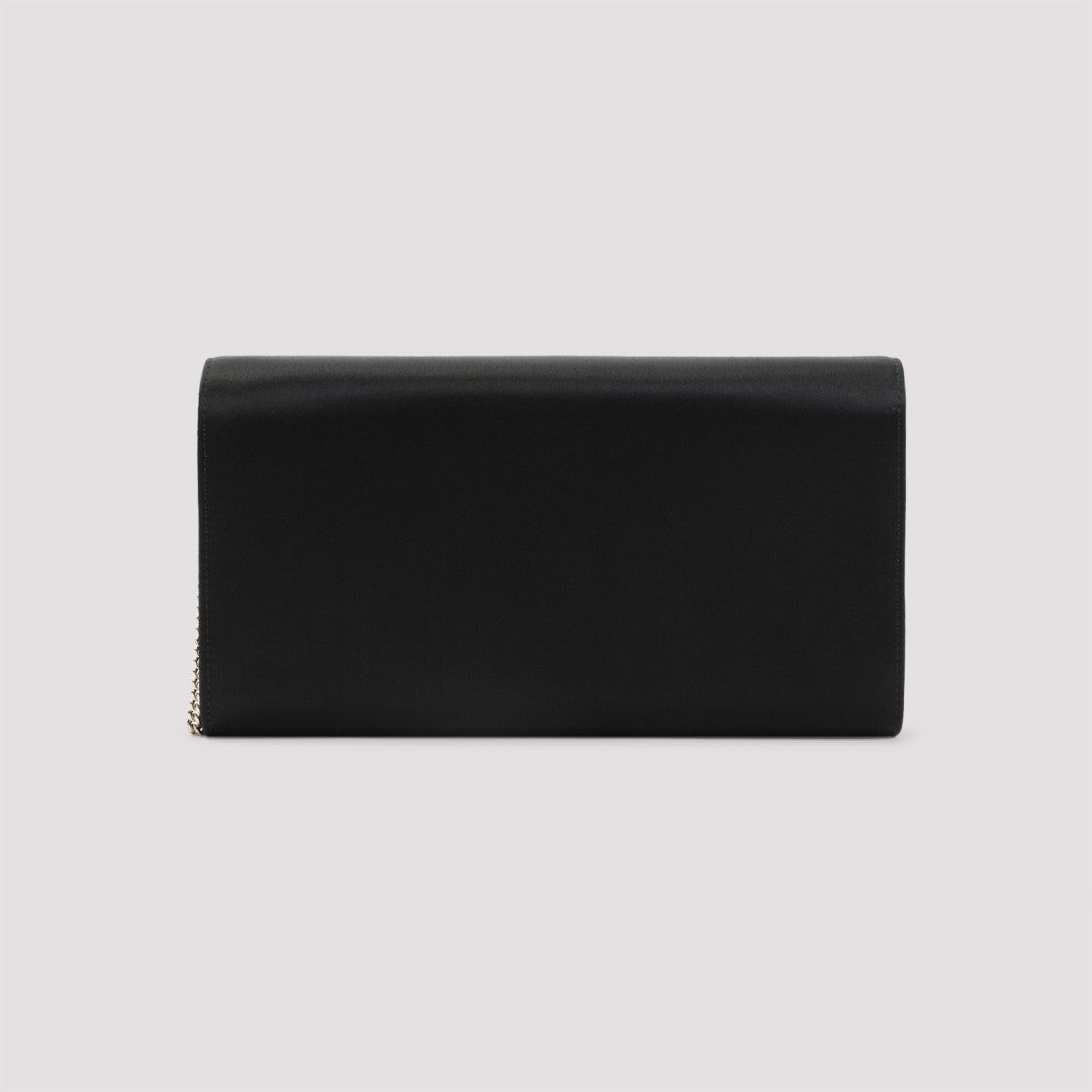 Roger Vivier Satin Clutch With Crystal Embellishment