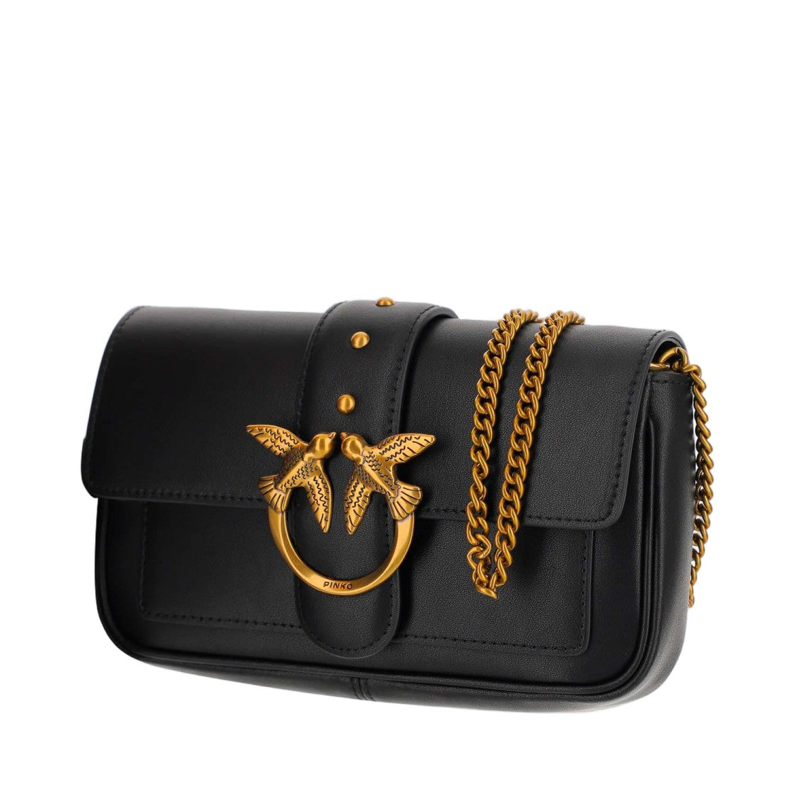 Pinko Structured Leather Bag