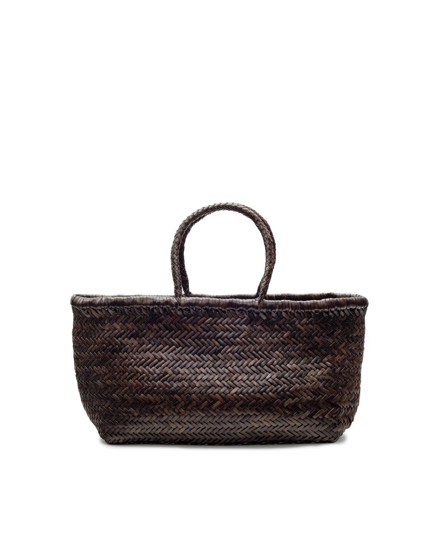 Dragon Diffusion Borsa A Mano Triple Jump Big Dark Brown