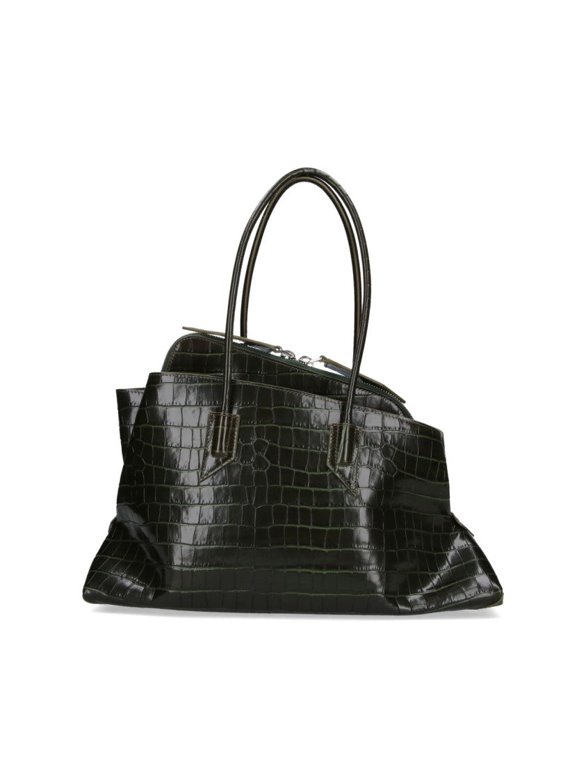 The Attico "La Passeggiata" Medium Shoulder Bag – Green