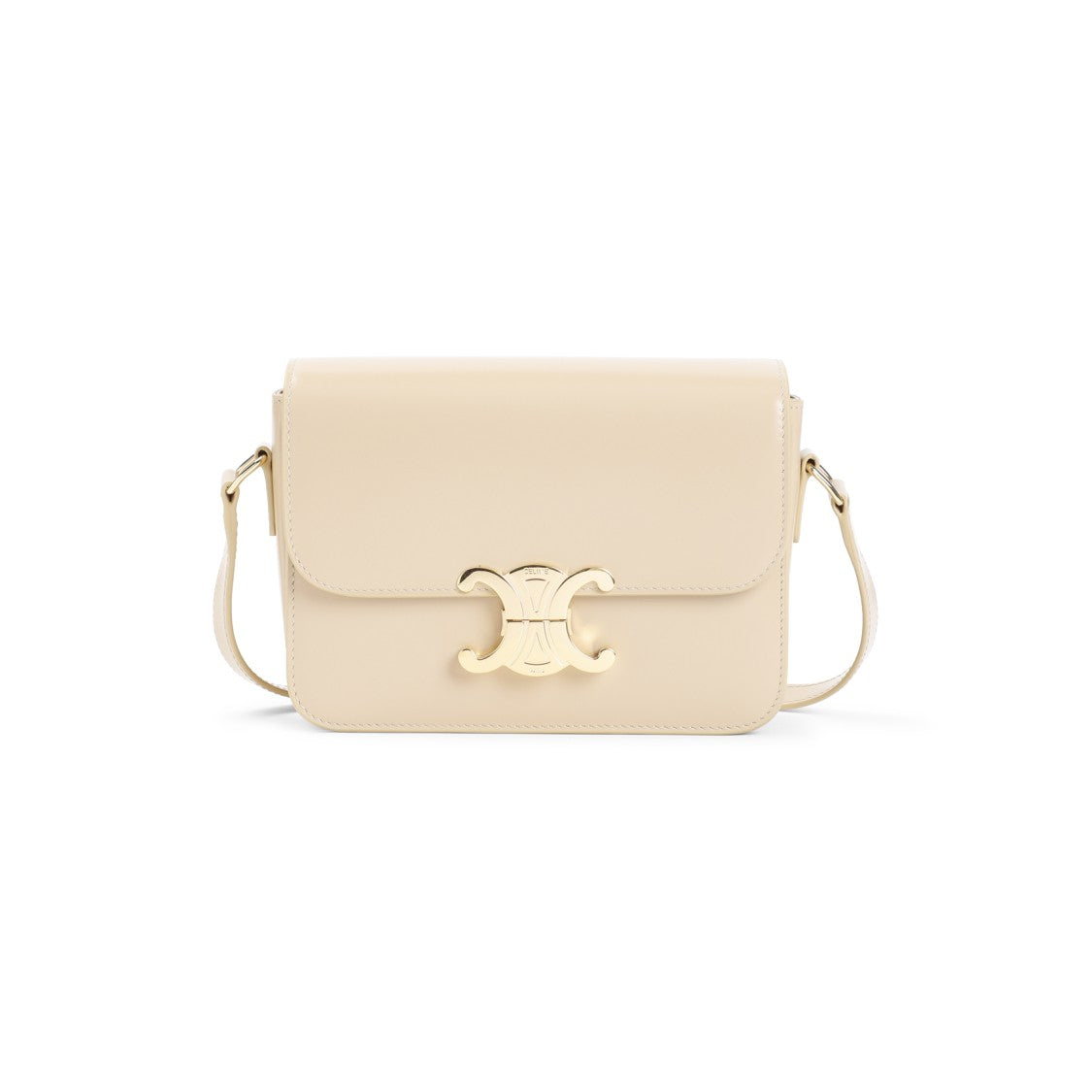 Celine Beige Calf Leather Shoulder Bag