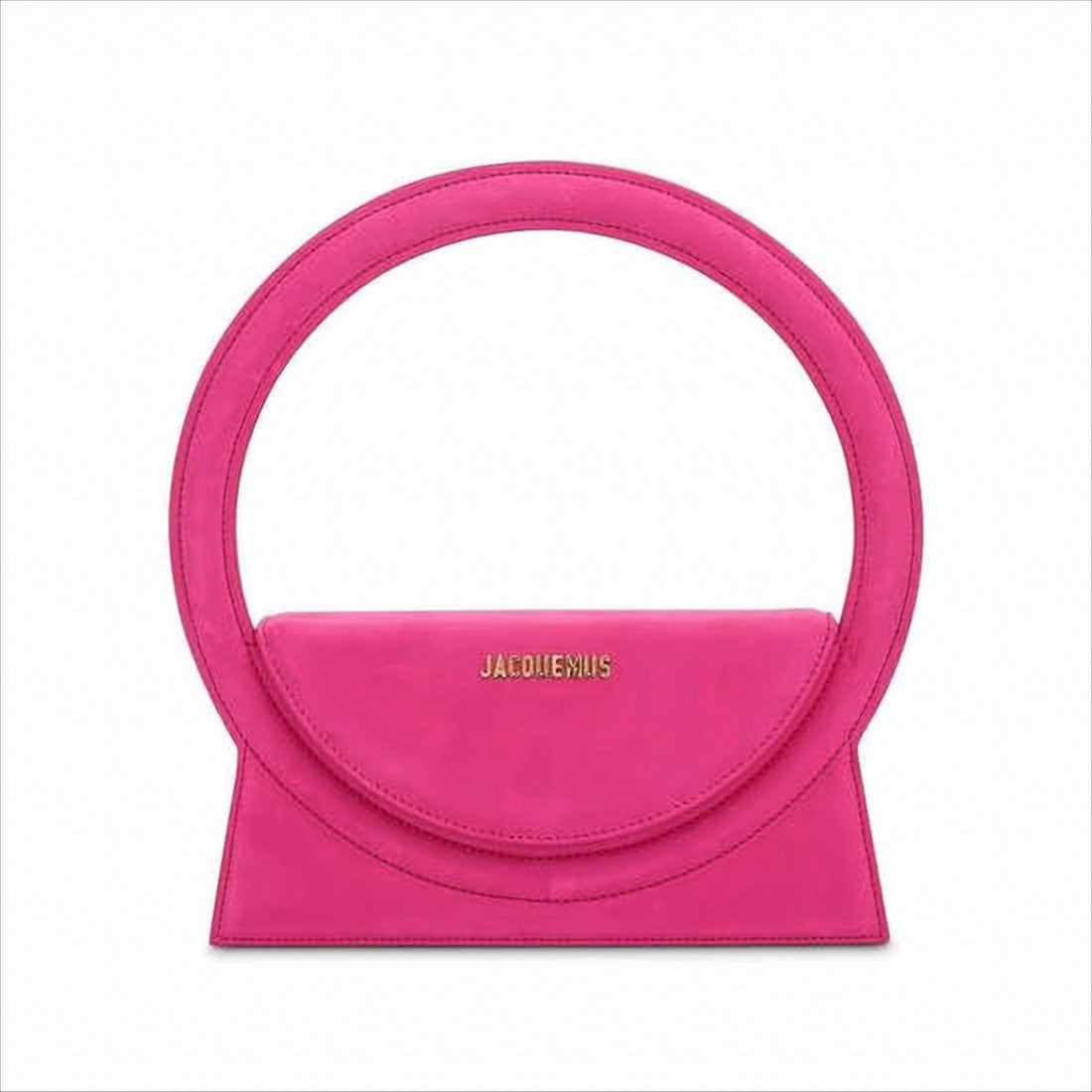 Jacquemus Structured Tote Bag With Circular Handle
