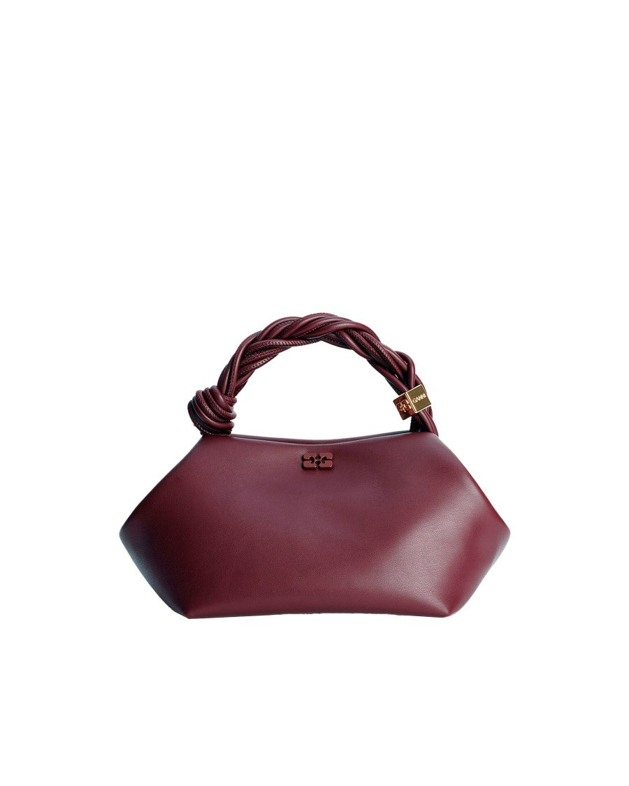 Ganni Burgundy Bou Bag Small Handbag