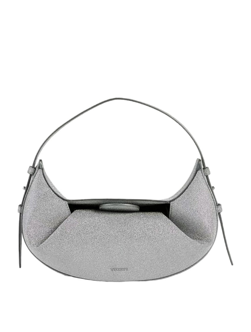 Yuzefi Crescent-Shaped Silver Yuzefi Shoulder Bag