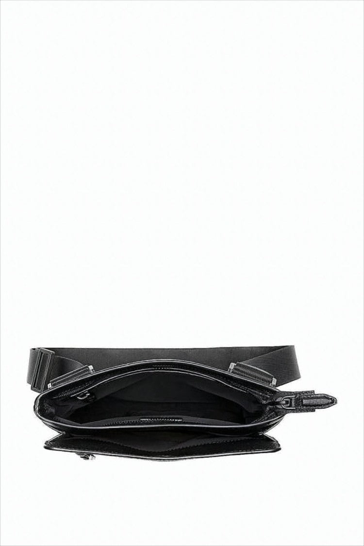Salvatore Ferragamo Textured Cowhide Leather Crossbody Bag