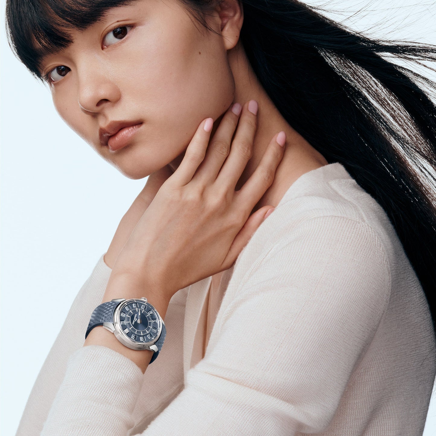 Tambour Taiko Spin Time, Automatic, 39.5mm, White Gold