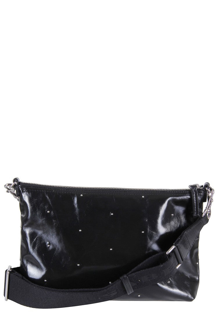 Isabel Marant Studded Black Leather Shoulder Bag