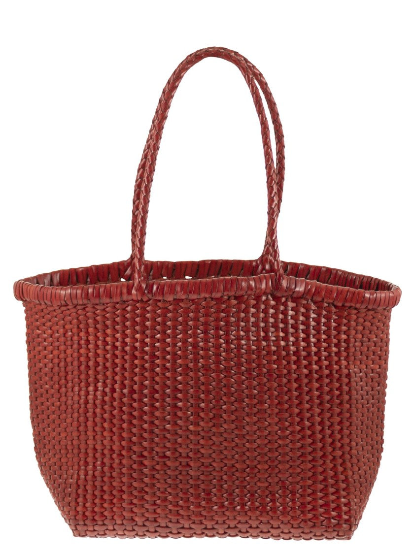 Dragon Weave - Braided Leather Bag S