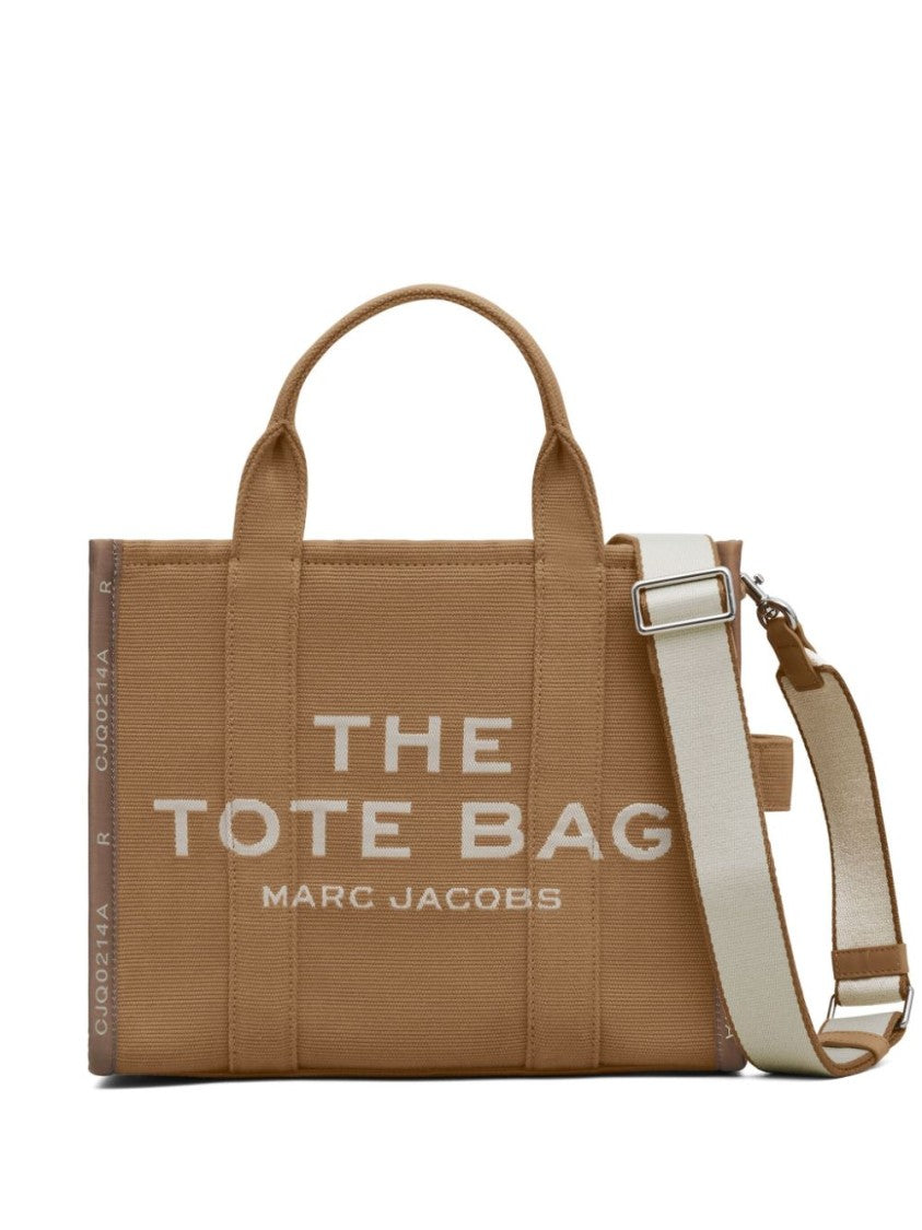 Marc Jacobs Structured Brown Tote Bag With Detachable Shoulder Strap