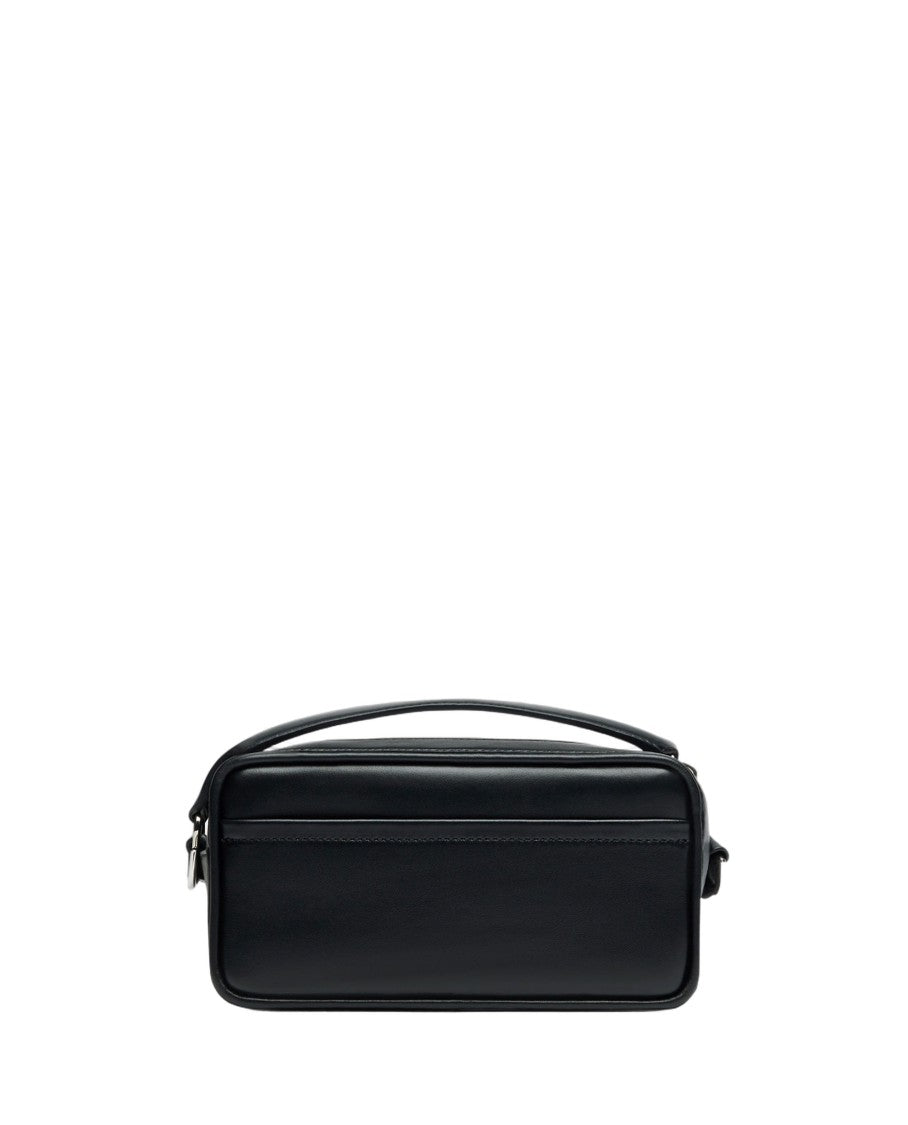 Jacquemus Smooth Leather Rectangular Shoulder Bag With Zipper Closure