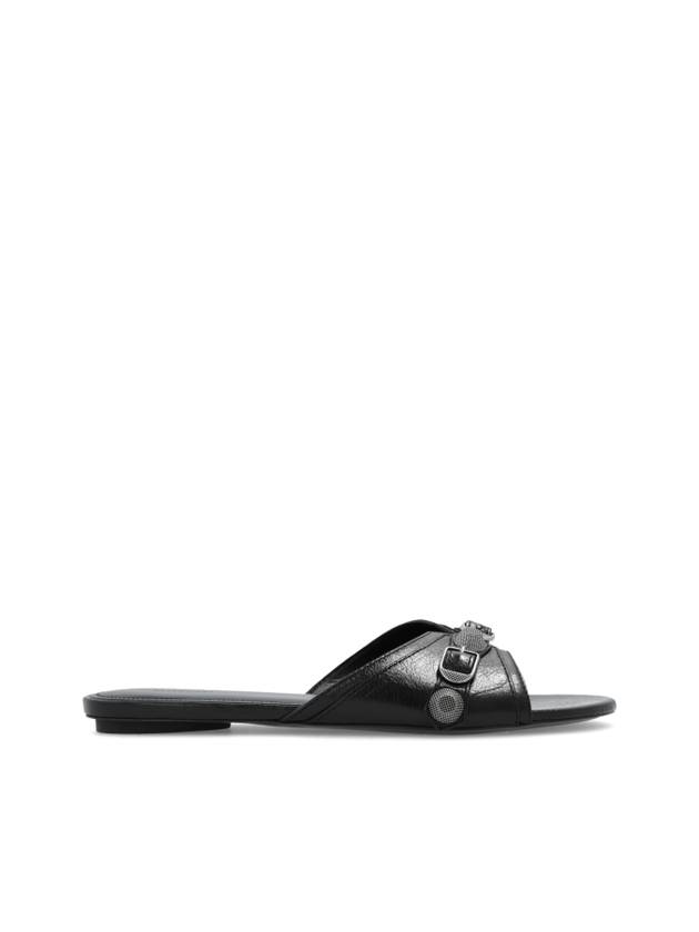 Luxury Balenciaga Trending 2025 Le Cagole Slippers Black