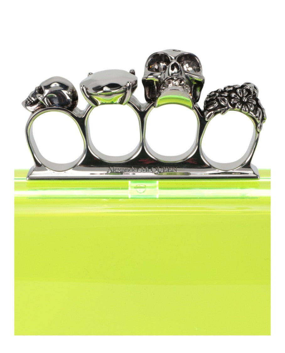 Alexander Mcqueen Skull Four-Ring Clutch