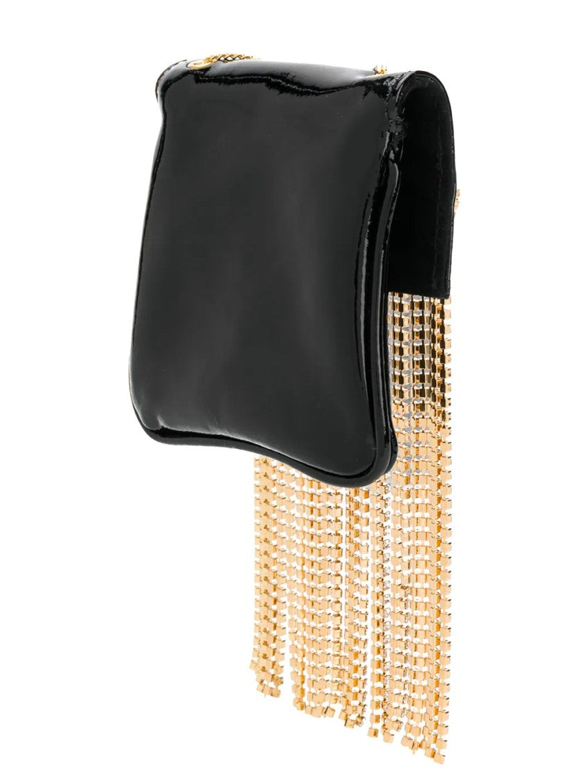 Gcds Black Mini Rhinestone Crossbody Bag