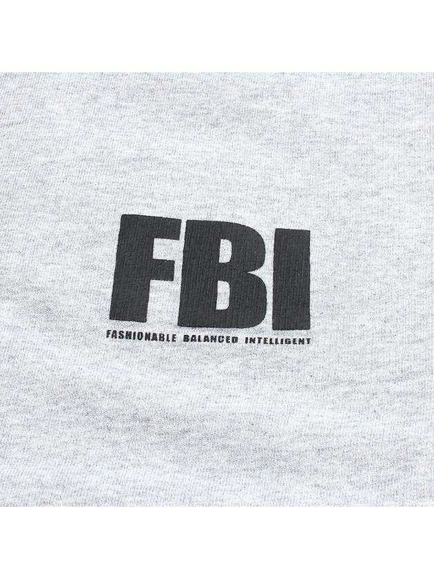Luxury Balenciaga Trending 2025 FBI Logo Sweatshirt Grey