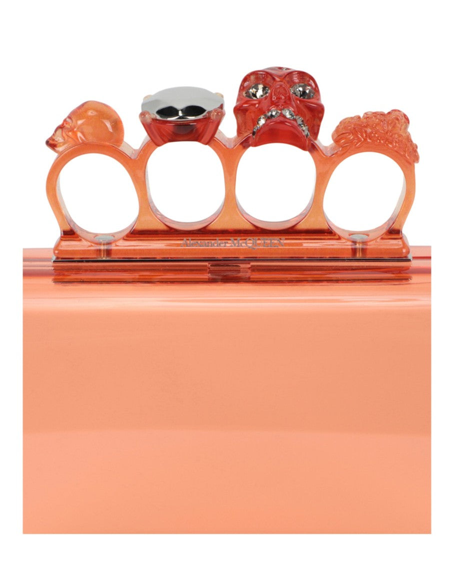 Alexander Mcqueen Skull Four-Ring Clutch