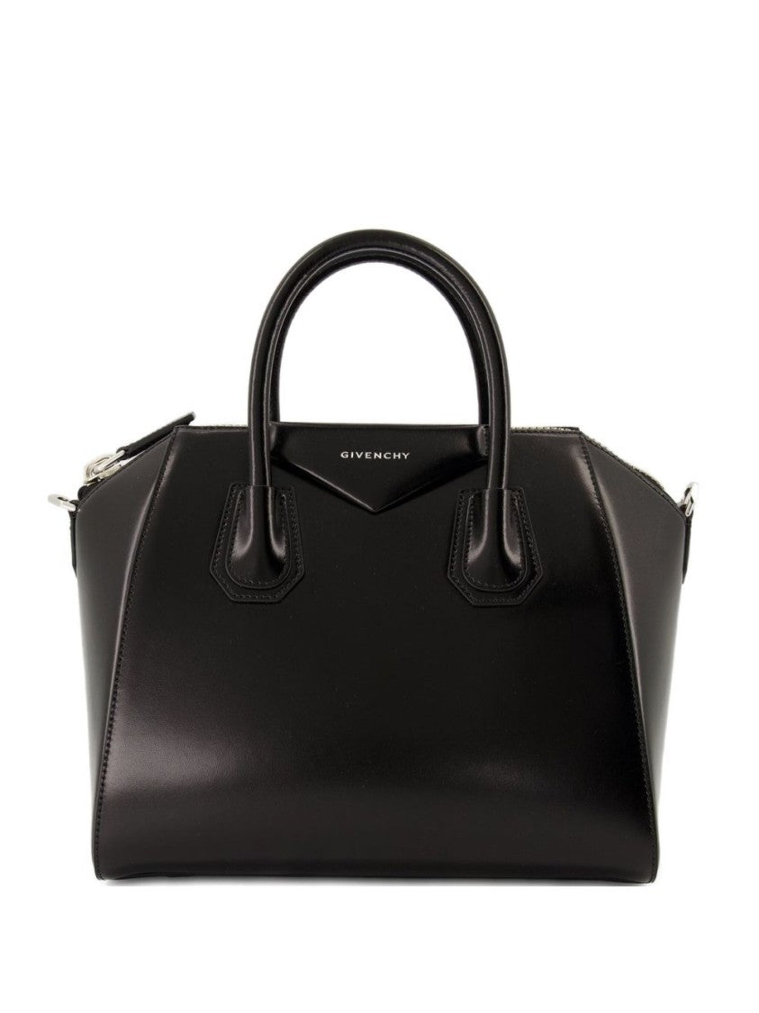 Givenchy Structured Black Leather Bag