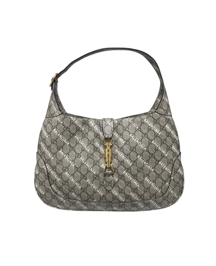 Gucci X Balenciaga GG Supreme Shoulder Bag