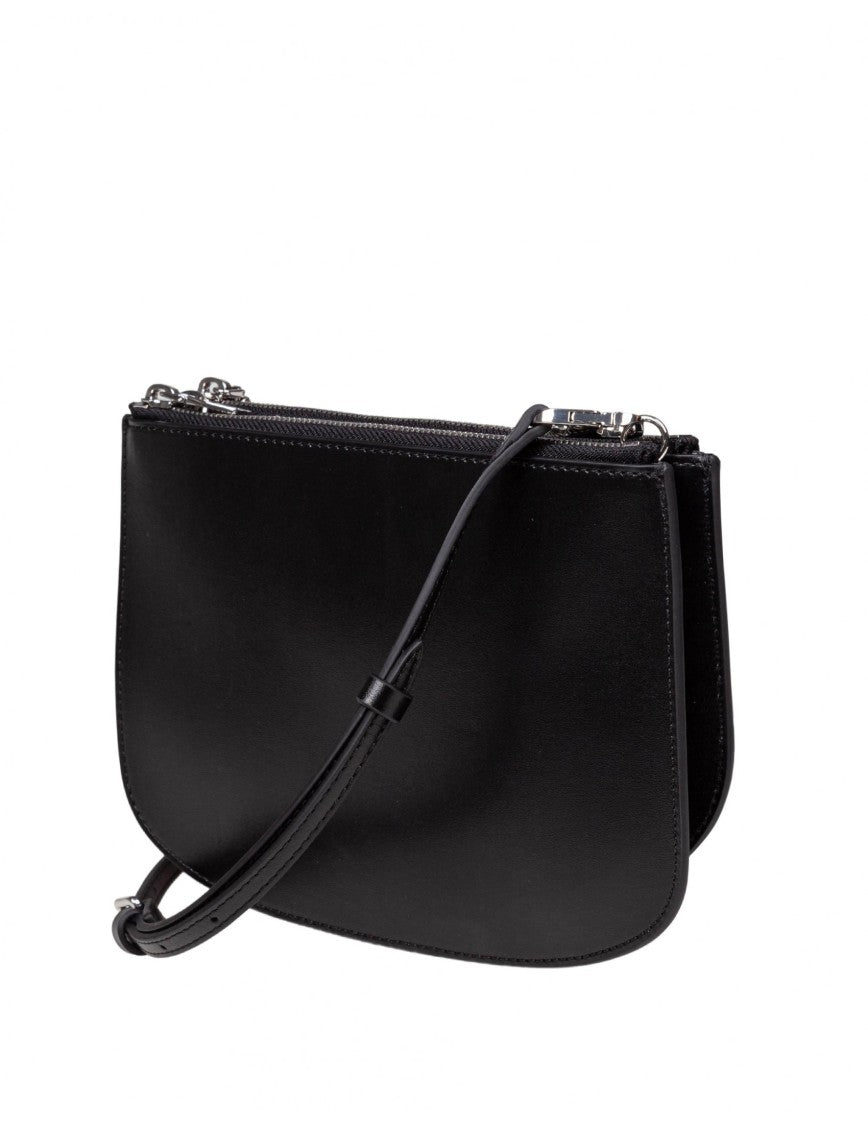 Diesel 1Dr Twin Leather Shoulder Bag Black
