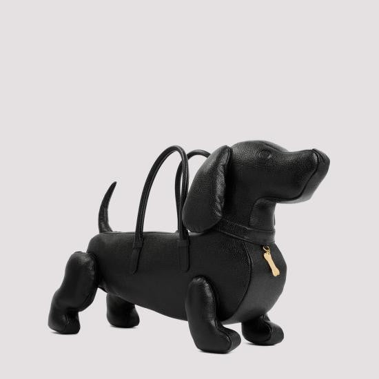 Thom Browne Dachshund-Shaped Calf Leather Tote Bag
